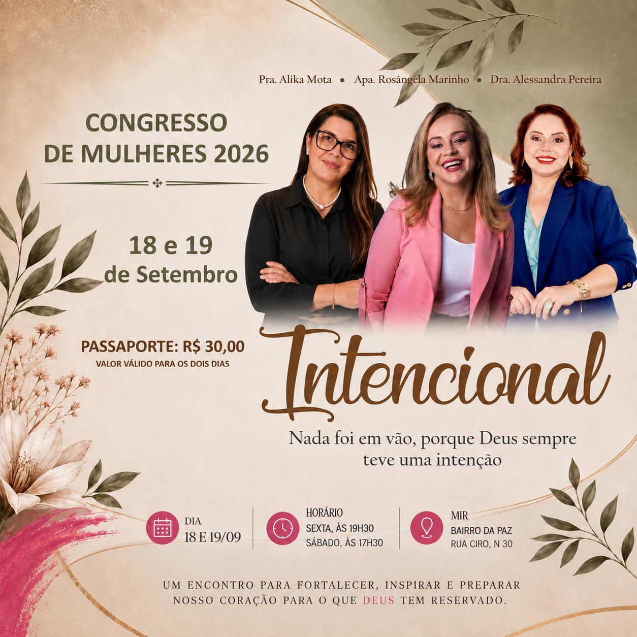 Congresso de Mulheres — Intencional