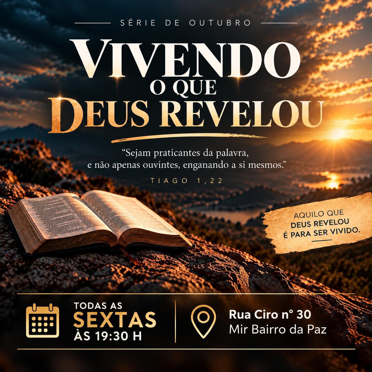 Vivendo o que Deus Revelou