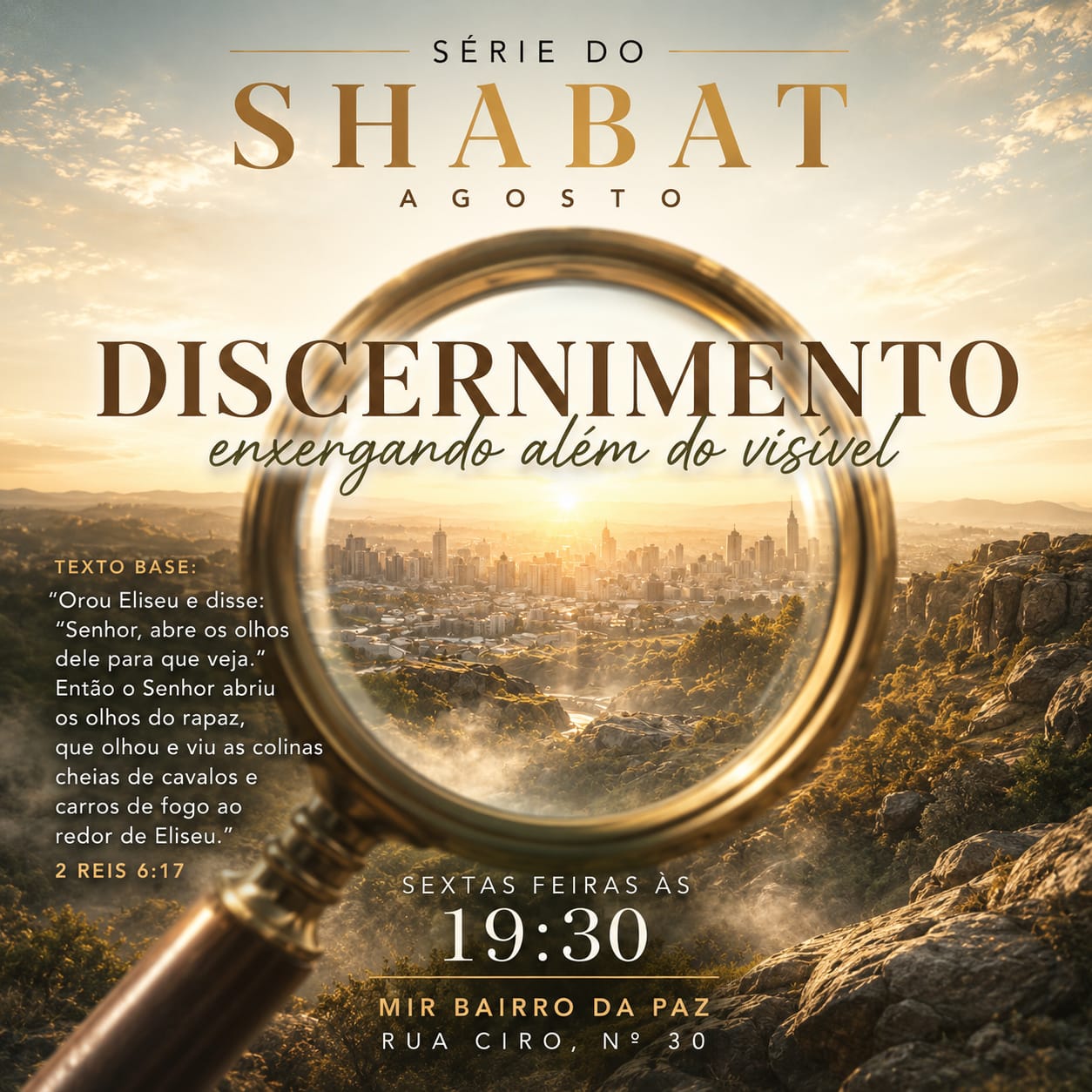 DISCERNIMENTO – Enxergando Além do Visível